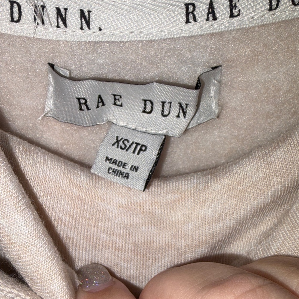 Rae Dunn Cream Cowl Neck Sweatshirt & Jogger Set | Cozy 2-Piece Lounge Outfit - Picture 11 of 15